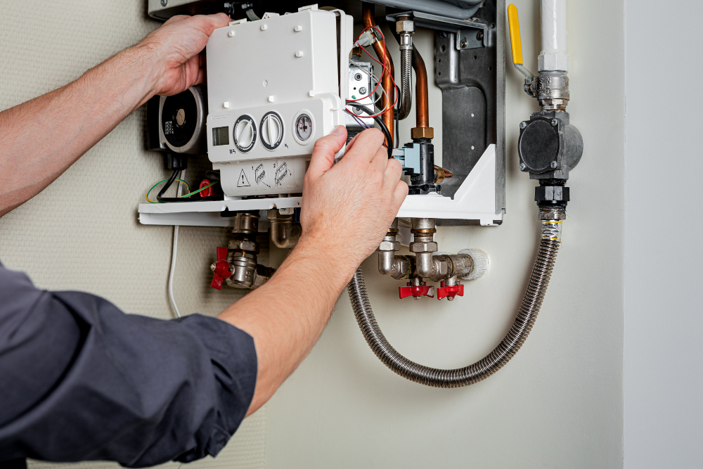 Technicien sur chauffe-eau
