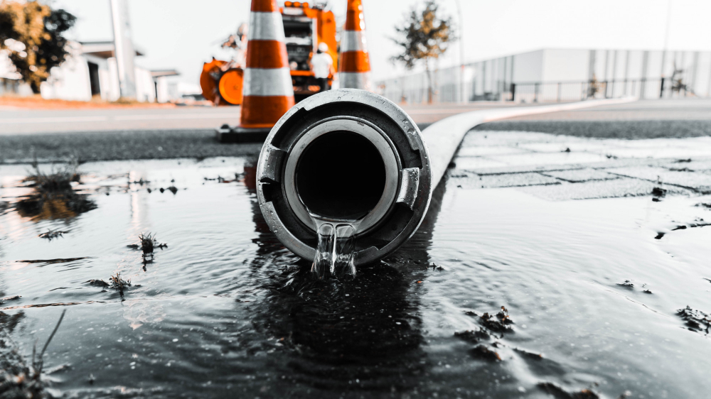 Évacuation d’eau en canalisation