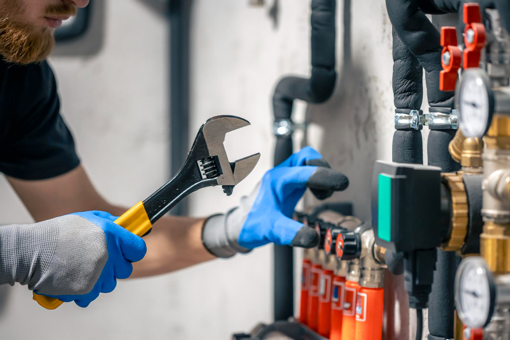 Plombier sur installation sanitaire
