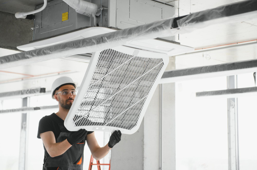 Installation VMC plafond